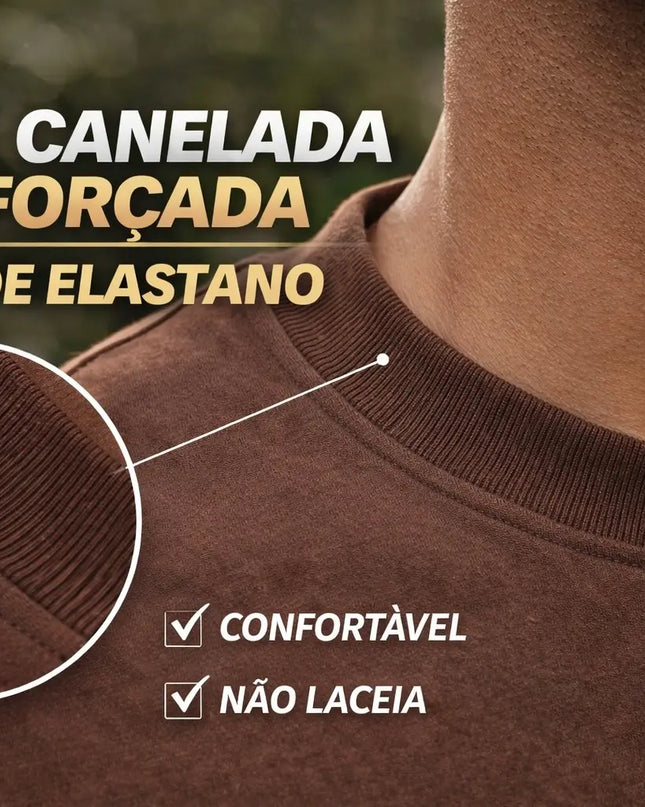 Kit 3 Camisetas Oversized Básicas 100% Algodão 30.1