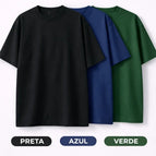 Preta + Azul + Verde / P