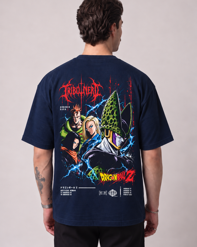 CAMISETA ANDROID SAGA – CELL & ANDROIDS | Tribo Nerd