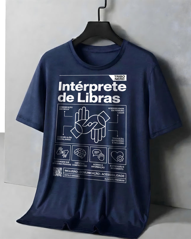 CAMISETA INTÉRPRETE DE LIBRAS