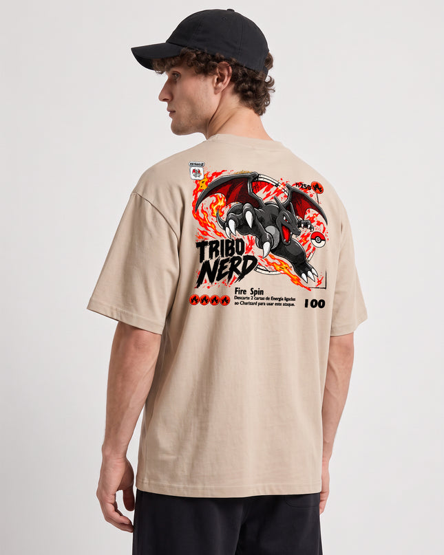 CAMISETA CHARIZARD FIRE SPIN - POKÉMON