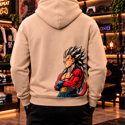 MOLETOM VEGETA SSJ4 Instinto Vermelho – Dragon Ball | Tribo Nerd