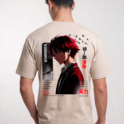 CAMISETA AYANOKOJI - CLASSROOM OF THE ELITE