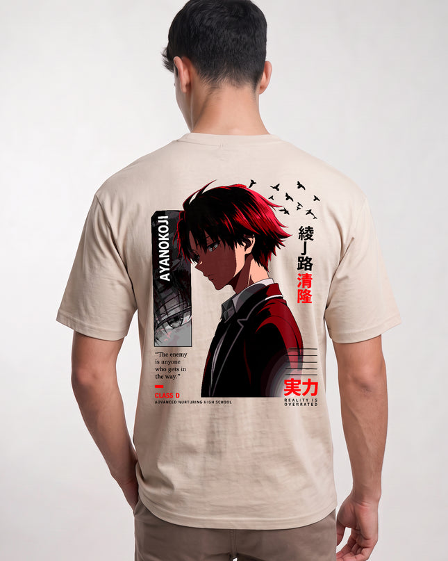CAMISETA AYANOKOJI - CLASSROOM OF THE ELITE