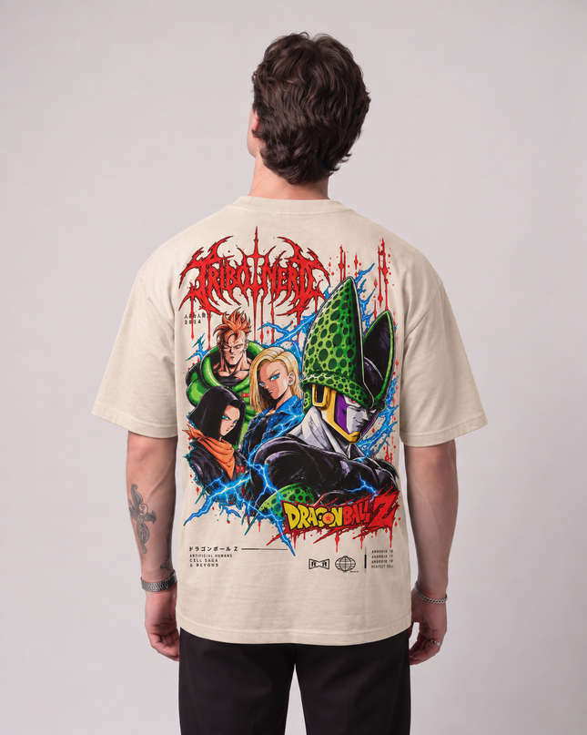 CAMISETA ANDROID SAGA – CELL & ANDROIDS | Tribo Nerd