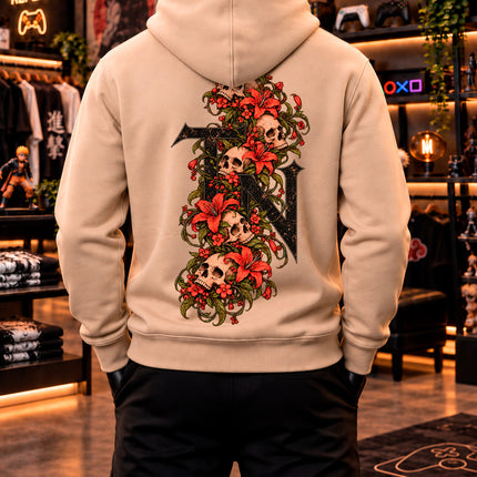Moletom Reborn Skull – Caveiras & Flores