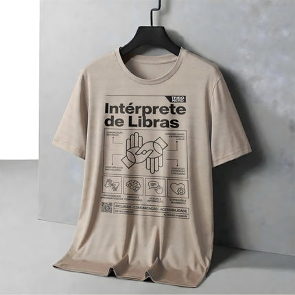 CAMISETA INTÉRPRETE DE LIBRAS
