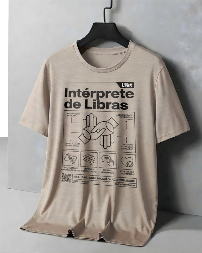 CAMISETA INTÉRPRETE DE LIBRAS