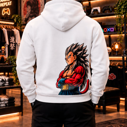 MOLETOM VEGETA SSJ4 Instinto Vermelho – Dragon Ball | Tribo Nerd