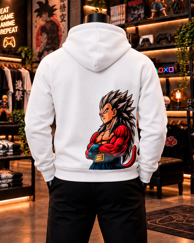 MOLETOM VEGETA SSJ4 Instinto Vermelho – Dragon Ball | Tribo Nerd