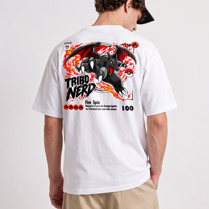 CAMISETA CHARIZARD FIRE SPIN - POKÉMON
