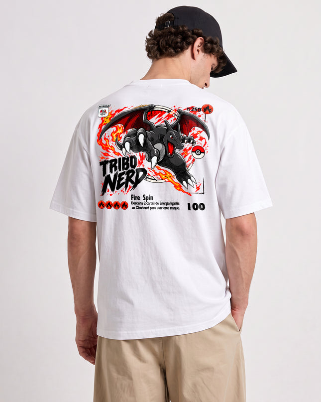 CAMISETA CHARIZARD FIRE SPIN - POKÉMON