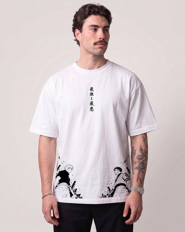 CAMISETA GOJO VS SUKUNA - BATALHA DOS MAIS FORTES | JUJUTSU KAISEN