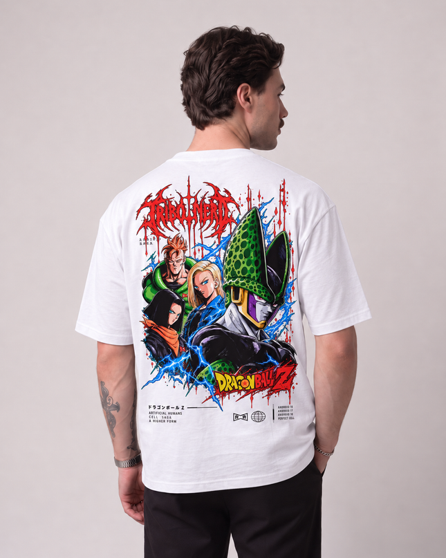 CAMISETA ANDROID SAGA – CELL & ANDROIDS | Tribo Nerd