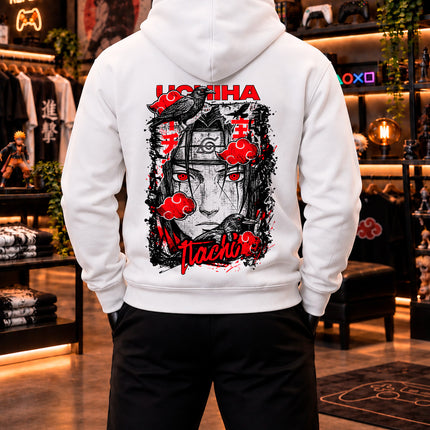 Moletom Itachi Uchiha – Corvos da Akatsuki | Naruto | Tribo Nerd