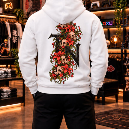 Moletom Reborn Skull – Caveiras & Flores