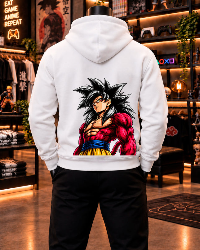 Moletom Goku SSJ4 – Dragon Ball | Estampa Frente e Costas