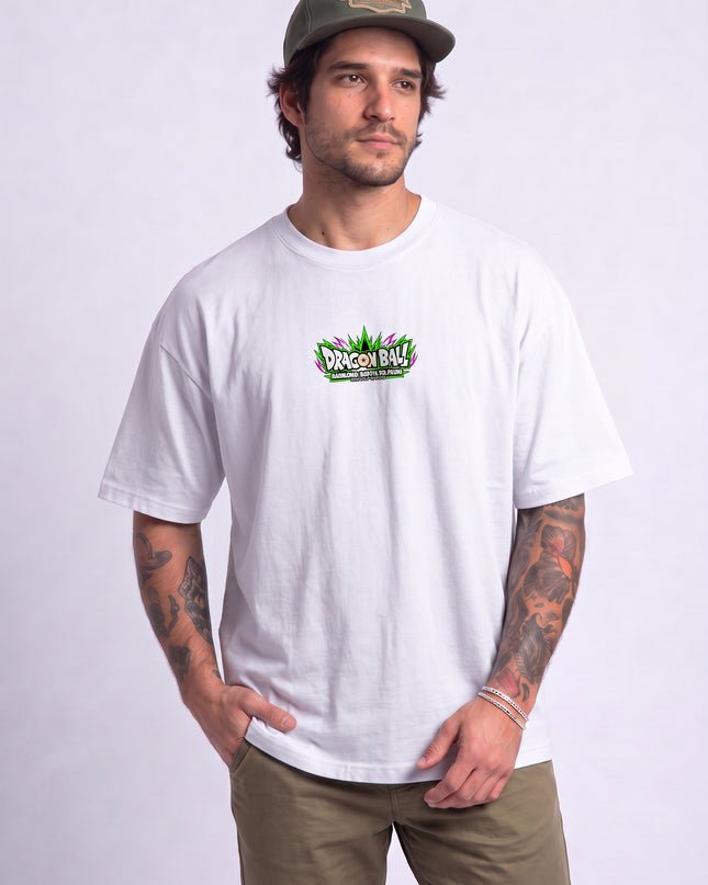 CAMISETA MASCULINA BROLY LENDÁRIO SUPER SAIYAJIN - PODER DOS DEUSES