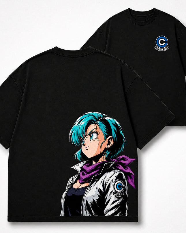 CAMISETA BULMA CAPSULE CORP – FUTURE LEGACY