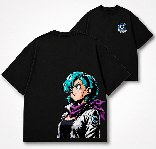 CAMISETA BULMA CAPSULE CORP – FUTURE LEGACY