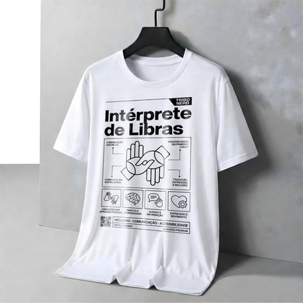 CAMISETA INTÉRPRETE DE LIBRAS