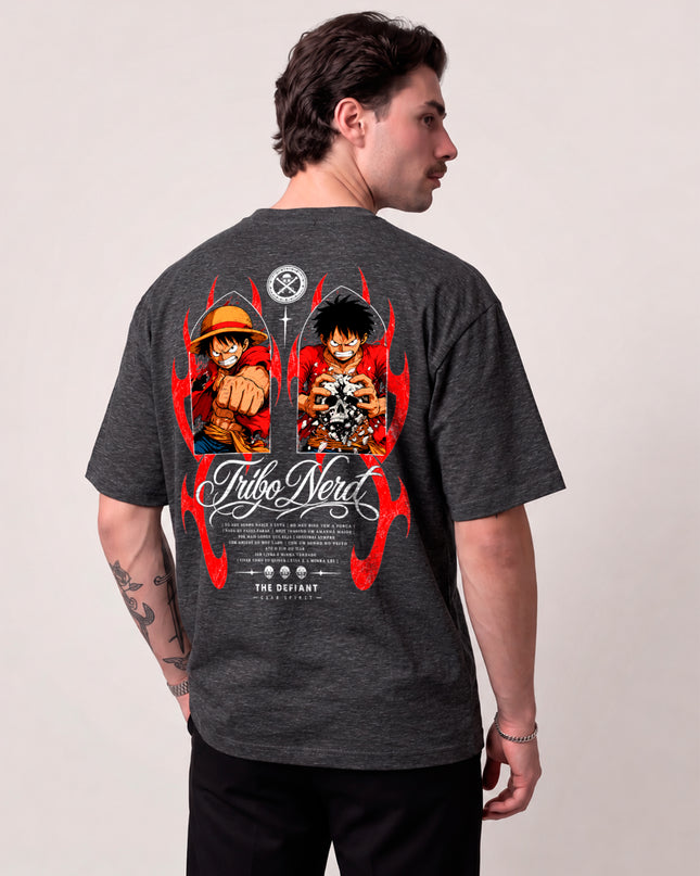 CAMISETA LUFFY VONTADE DO REI - ONE PIECE