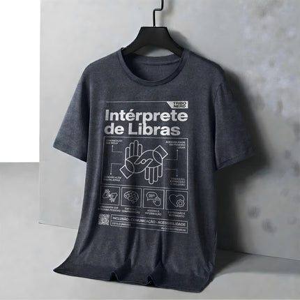 CAMISETA INTÉRPRETE DE LIBRAS
