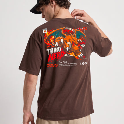 CAMISETA CHARIZARD FIRE SPIN - POKÉMON