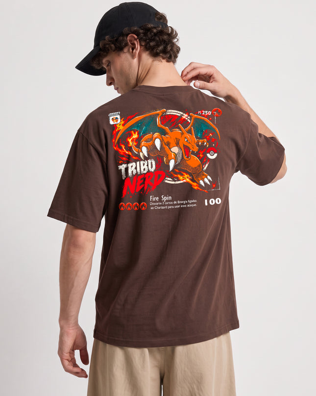 CAMISETA CHARIZARD FIRE SPIN - POKÉMON