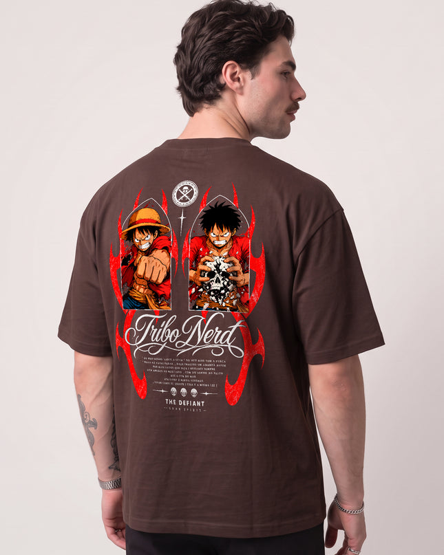 CAMISETA LUFFY VONTADE DO REI - ONE PIECE