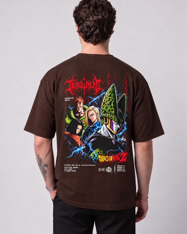 CAMISETA ANDROID SAGA – CELL & ANDROIDS | Tribo Nerd