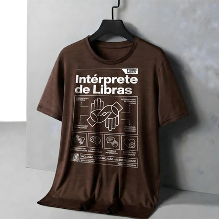 CAMISETA INTÉRPRETE DE LIBRAS