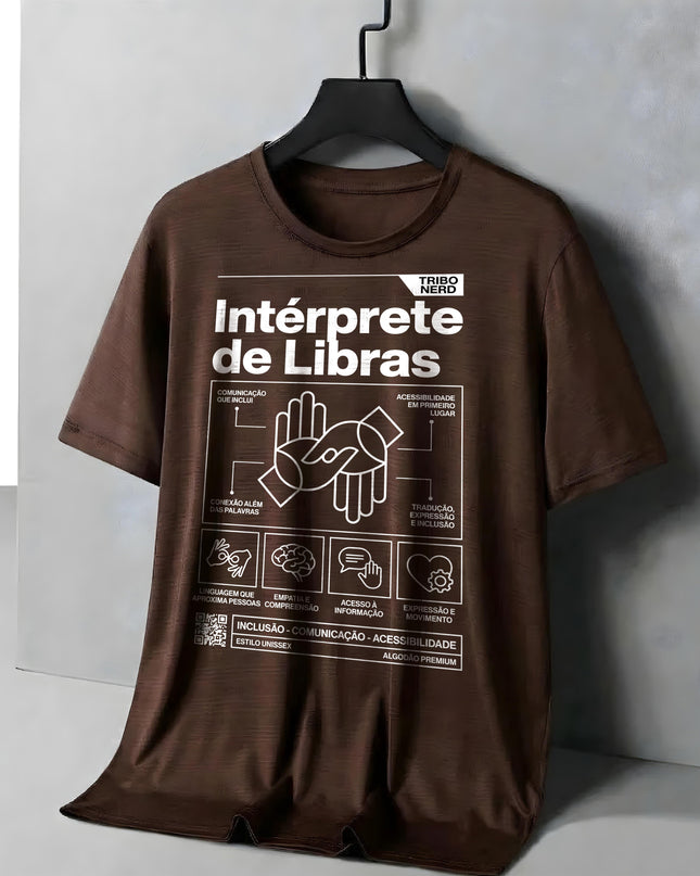 CAMISETA INTÉRPRETE DE LIBRAS