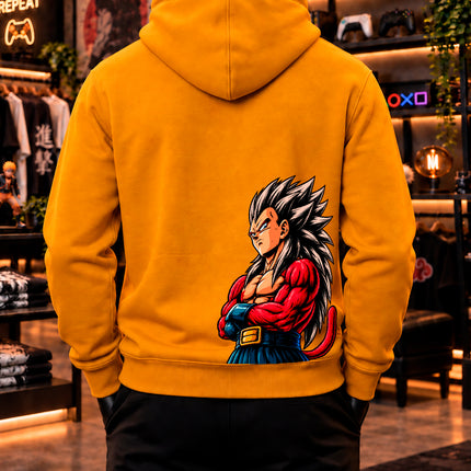 MOLETOM VEGETA SSJ4 Instinto Vermelho – Dragon Ball | Tribo Nerd