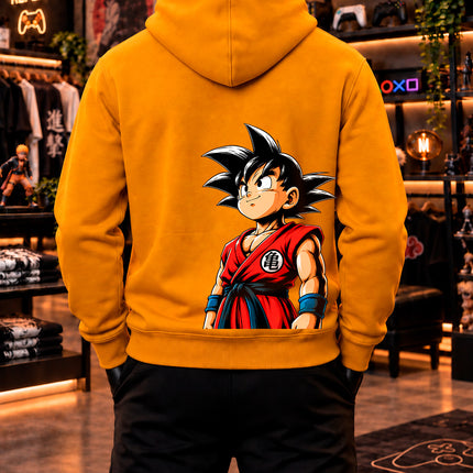 Moletom Goku Clássico – Dragon Ball | Frente e Costas