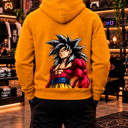 Moletom Goku SSJ4 – Dragon Ball | Estampa Frente e Costas