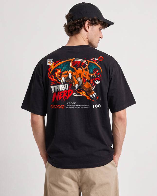 CAMISETA CHARIZARD FIRE SPIN - POKÉMON