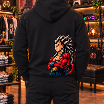 MOLETOM VEGETA SSJ4 Instinto Vermelho – Dragon Ball | Tribo Nerd