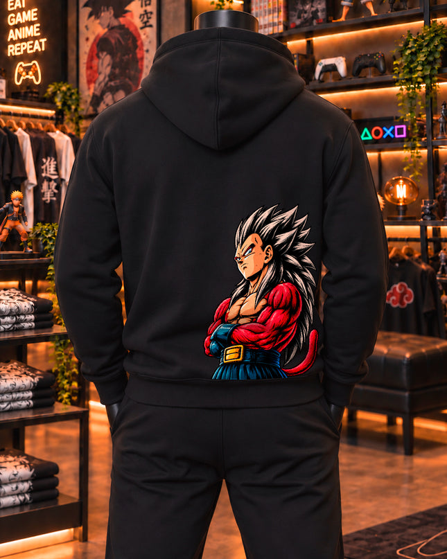MOLETOM VEGETA SSJ4 Instinto Vermelho – Dragon Ball | Tribo Nerd