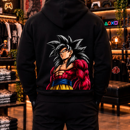 Moletom Goku SSJ4 – Dragon Ball | Estampa Frente e Costas