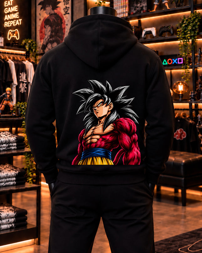 Moletom Goku SSJ4 – Dragon Ball | Estampa Frente e Costas