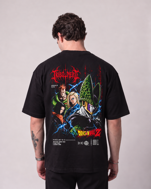 CAMISETA ANDROID SAGA – CELL & ANDROIDS | Tribo Nerd