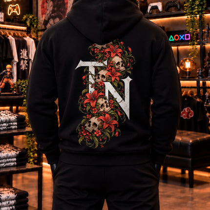 Moletom Reborn Skull – Caveiras & Flores