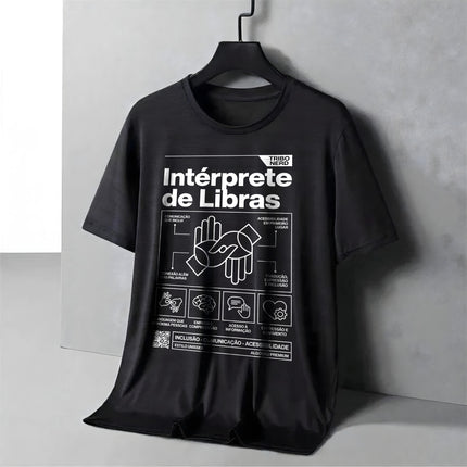 CAMISETA INTÉRPRETE DE LIBRAS