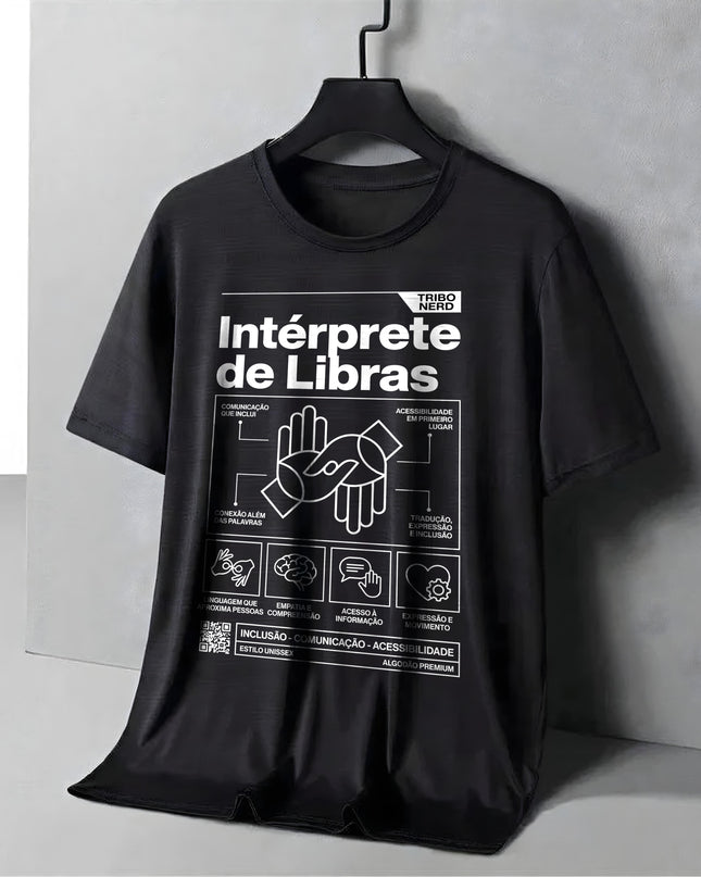 CAMISETA INTÉRPRETE DE LIBRAS