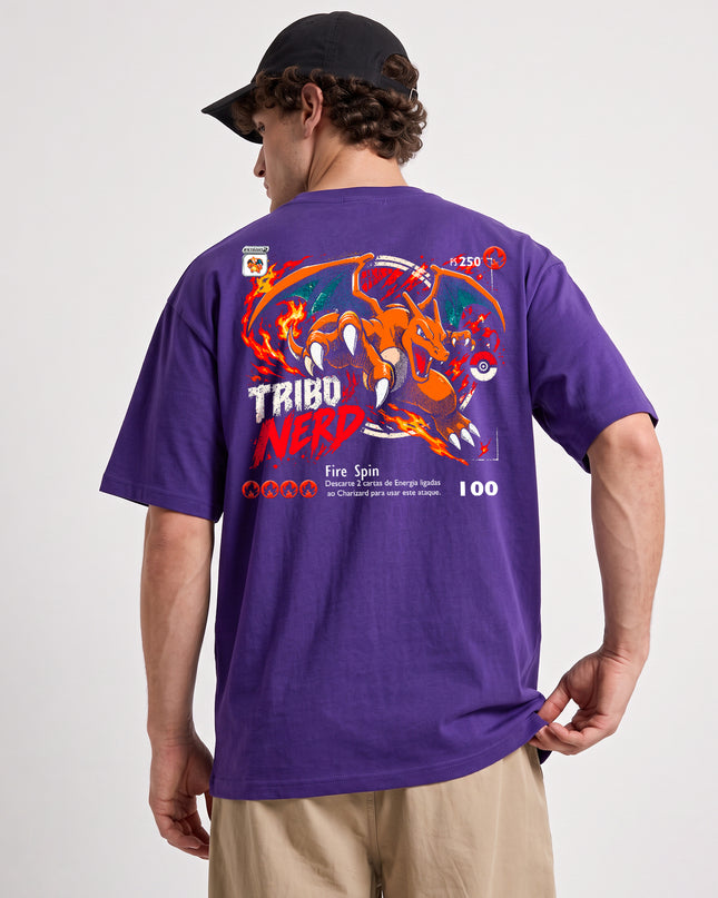 CAMISETA CHARIZARD FIRE SPIN - POKÉMON