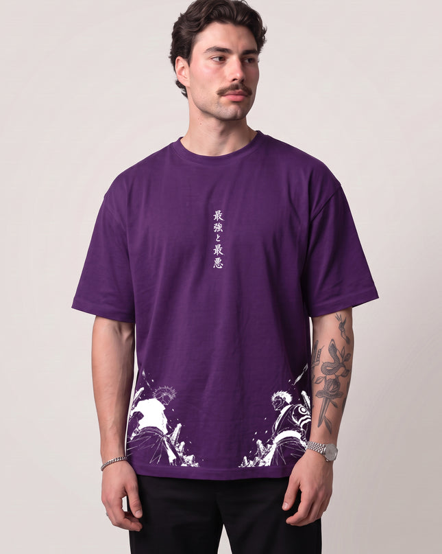 CAMISETA GOJO VS SUKUNA - BATALHA DOS MAIS FORTES | JUJUTSU KAISEN