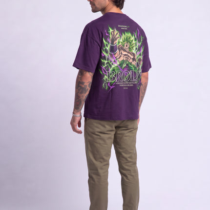 CAMISETA MASCULINA BROLY LENDÁRIO SUPER SAIYAJIN - PODER DOS DEUSES