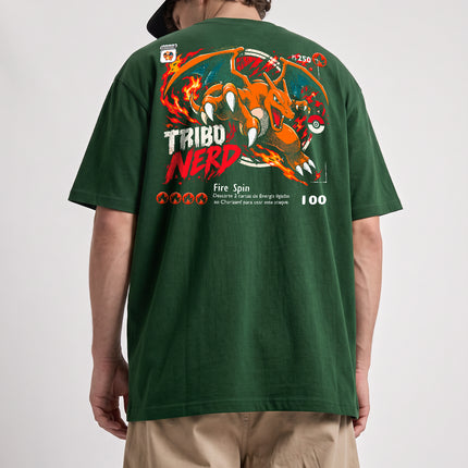 CAMISETA CHARIZARD FIRE SPIN - POKÉMON