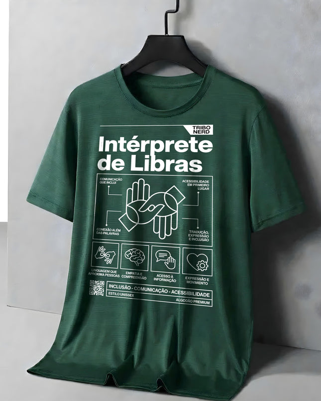 CAMISETA INTÉRPRETE DE LIBRAS